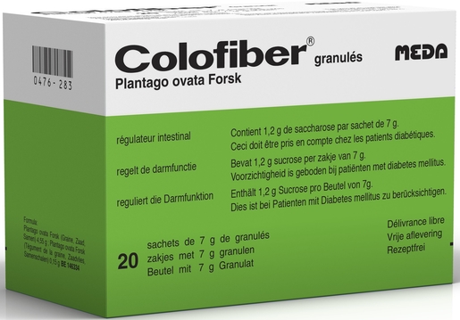 Colofiber Sachets 20 x 7 gr | Constipation