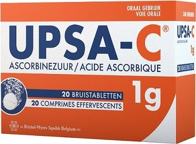 UPSA-C 20 Bruistabletten x1g | Vitamine C