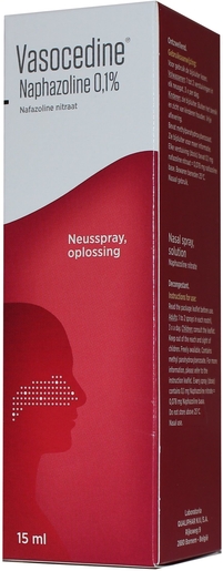 Vasocedine Spray 15ml | Verstopte neus - Neussprays of -druppels