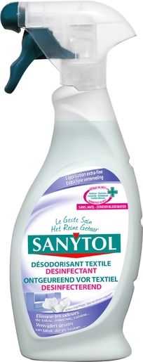Sanytol Désodorisant Textiles Désinfectant 500ml | Désinfectants