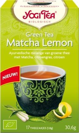 Yogi Tea Kruidenthee Green Tea Matcha Lemon Bio 17 Theezakjes | Thee, kruidenthee en infusies