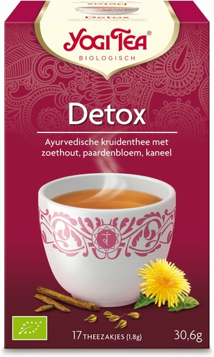 Yogi Tea Infusion Detox Bio 17 Sachets | Dépuratif - Détoxifiant