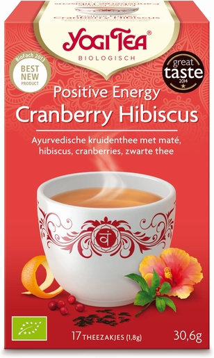 Yogi Tea Infusion Energie Positive Bio 17 Sachets | Forme - Tonus