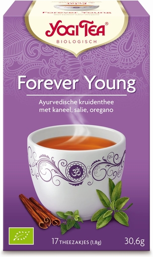 Yogi Tea Infusion Eclat De Jeunesse Forever  17 Sachets | Produits Bio