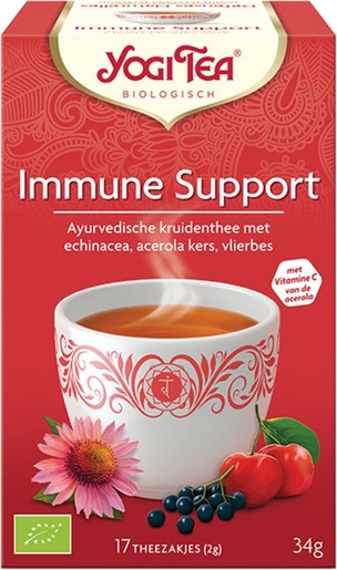 Yogi Tea Kruidenthee Immune Support Bio 17 Theezakjes | Natuurlijk afweersysteem