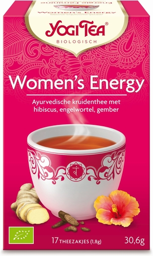 Yogi Tea Kruidenthee Women&#039;s Energy Bio 17 Theezakjes | Conditie - Tonus