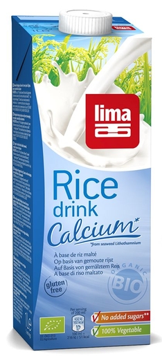 Lima Rice Drink Calcium S.gluten Bio 1l