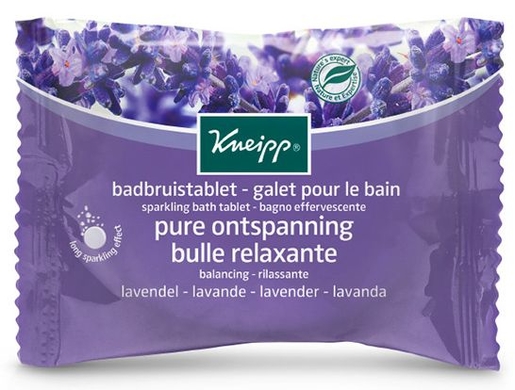 Kneipp Badbruistablet Pure Ontspanning Lavandel 80g | Bad - Douche
