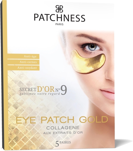 Patchness Eye Patch Gold 5 Paar | Maskers