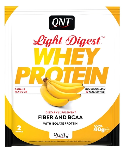 Qnt Light Digest Whey Proteïne Banaan 40g | Spiermassa