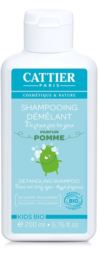 Cattier Kids Bio Ontwarrende Shampoo Appel 200 ml | Shampoo