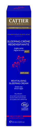 Cattier Parenthèse Bucolique Sleeping Crème Redensifiant Bio 50 ml | Antirimpel