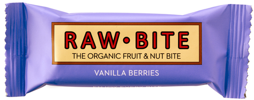 Raw Bite Vanille Rode Bes Bio 50 gr | Conditie - Energie