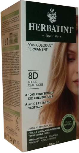 Herbatint Blond Clair Doré 8D | Coloration