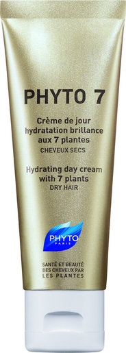 Phyto 7 Crème Jour Cheveux Secs 50ml | Soins nutritifs et regénérants