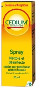 Cedium Spray 50ml | Désinfectants - Anti infectieux
