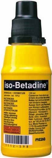 iso-Betadine Dermicum 10% Oplossing voor Cutaan Gebruik 125ml | Ontsmettingsmiddelen - Infectiewerende middelen