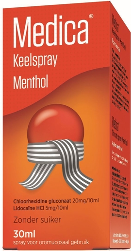 Medica Spray Menthol 30ml | Keelpijn