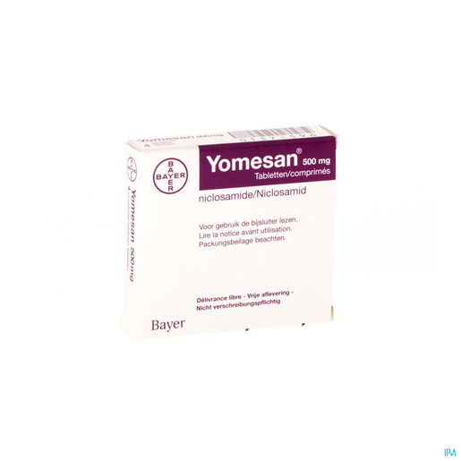 Yomesan 500mg 4 Tabletten | Darmwormen