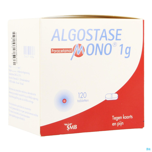 Algostase Mono 1g 120 Tabletten | Hoofdpijn - Diverse pijnen