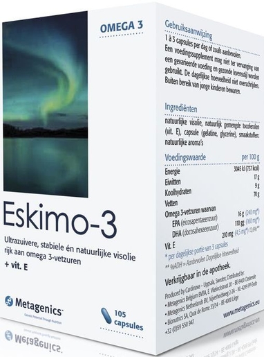 Eskimo-3 105 Capsules | Bloedsomloop