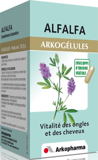 ArkoGélules Alfalfa 45 Gélules | Cheveux - Ongles