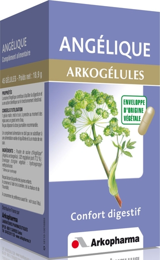 ArkoGélules Angélique 45 Gélules Végétales | Digestion - Transit