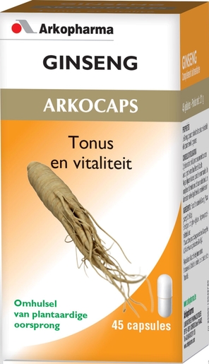 Arkocaps Ginseng 45 Plantaardige Capsules | Conditie - Tonus