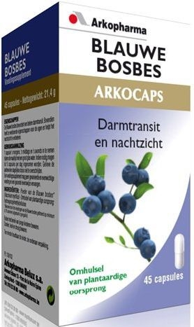 Arkocaps Bosbes 45 Plantaardige Capsules | Zicht