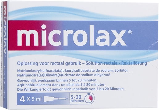 Microlax Rectale Oplossing 4 x 5ml | Constipatie