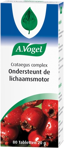 A. Vogel Crataegus Complex 80 tabletten | Hart - Bloedsomloop