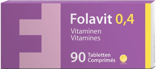 Folavit 0,4mg 90 tabletten | Vitamine B