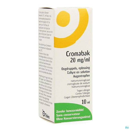 Cromabak oogdruppels 2% 10ml | Allergieën