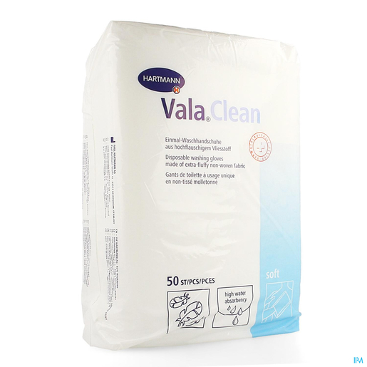 Valaclean Soft 50 Toilethandschoenen (Ref 9922424) | Verzorging en hygiëne
