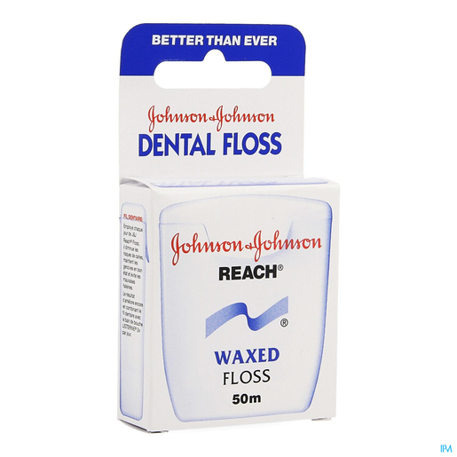 Johnson Reach Dental Floss Waxed 50m | Tandfloss - Interdentale borsteltjes