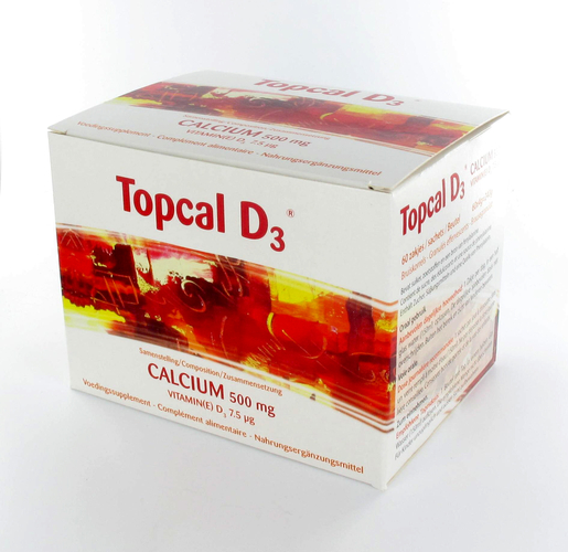 Topcal D3 Gran Bruisend Zakje 60 | Vitaminen D