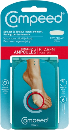 Compeed Pansement Ampoules Small 6 | Ampoules