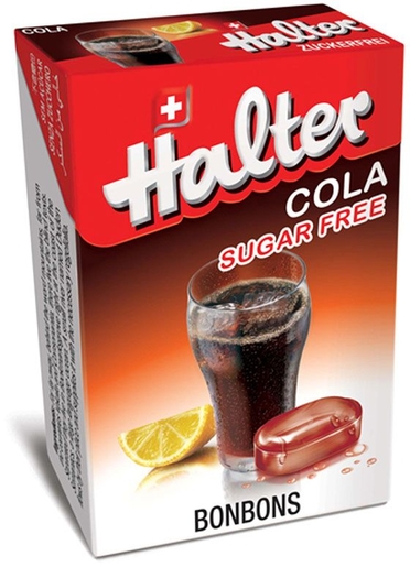 Halter Bonbon Cola Citroen Zonder Suiker 40g | Suikergoed - Snoep