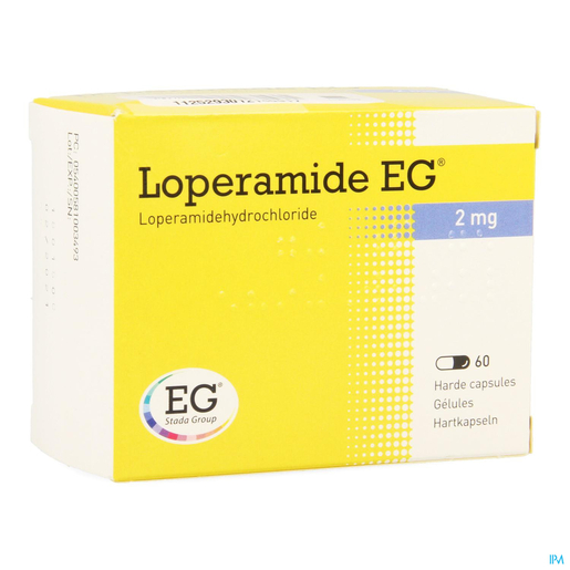 Loperamide EG 2mg 60 Capsules | Diarrhée - Turista