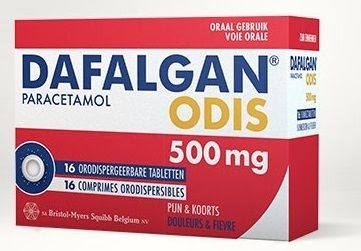 Dafalgan ODIS 16 orodispergeerbare tabletten | Hoofdpijn - Diverse pijnen