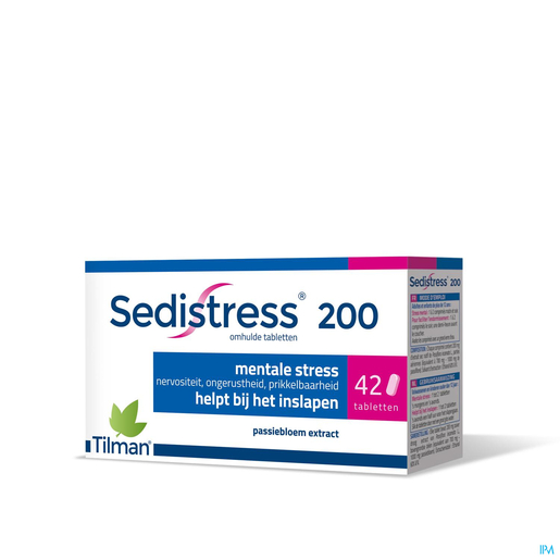 Sedistress 200mg 42 Tabletten | Stress - Nervositeit