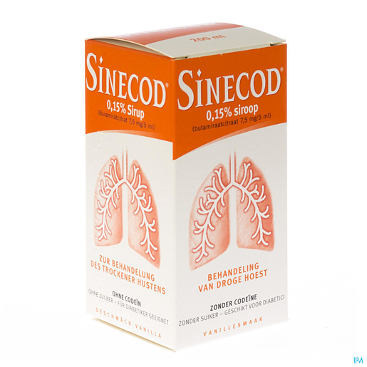 Sinecod Siroop 200ml | Droge hoest