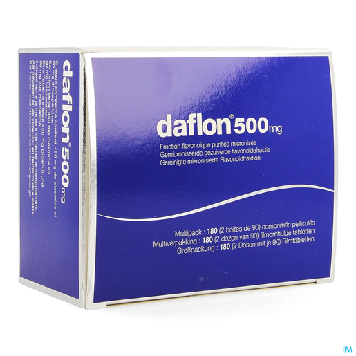 Daflon 500 mg 180 Filmomhulde Tabletten | Aambeien