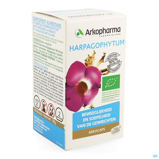 Arkocapsules harpagophyton Bio caps 150 | Bioproducten