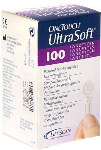 OneTouch UltraSoft 100 Lancetten | Diabetes - Glycemie