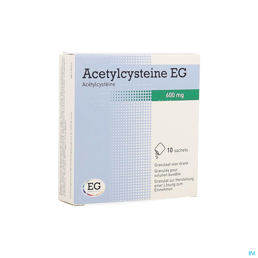Acetylcysteine EG 600mg 10 Zakjes | Vette hoest