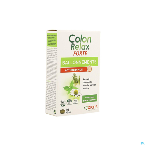 Ortis Colon Relax Forte Tabl 30 | Darmflora