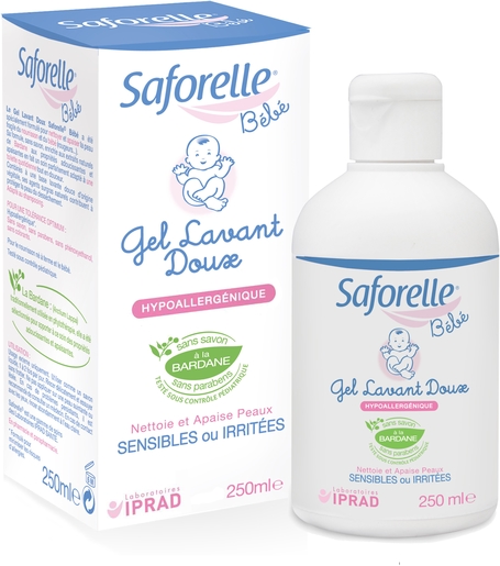 Saforelle Bébé Gel Lavant Doux 250ml | Bain - Toilette
