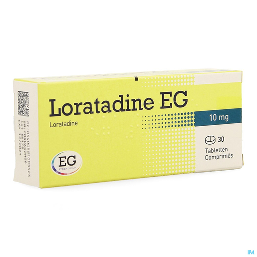 Loratadine EG 30 Comprimés x10mg | Peau