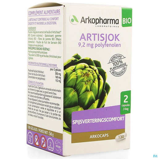 Arkogélules Artisjok Bio 130 Capsules | Bioproducten